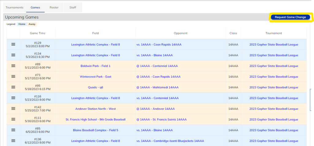 reschedule game screenshot