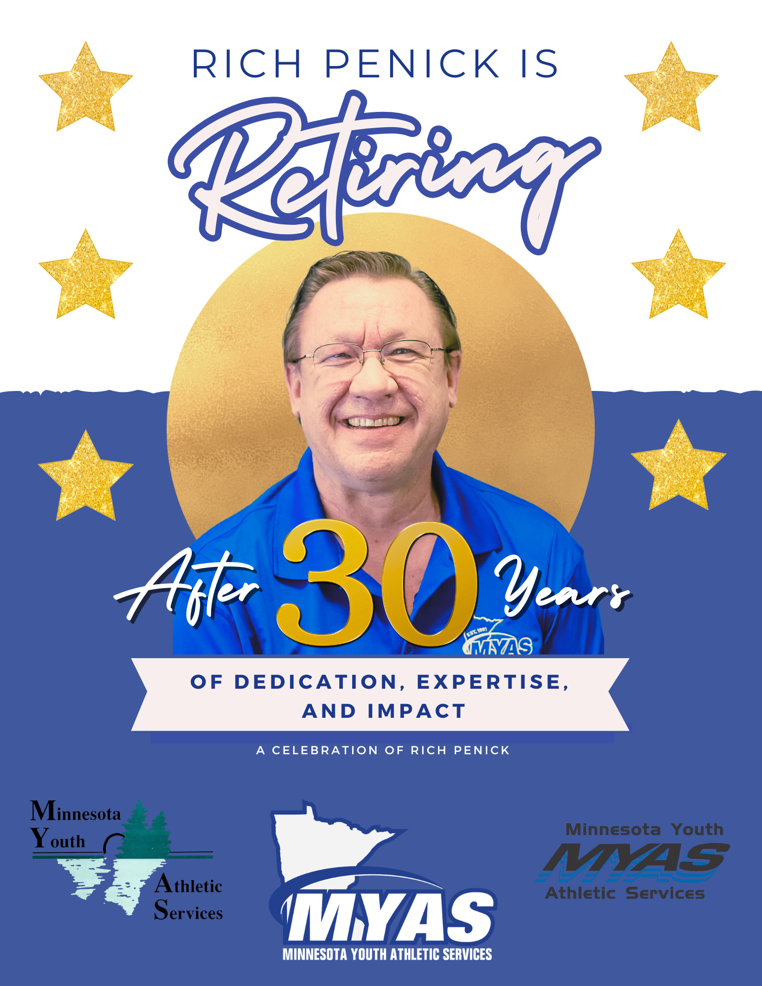 Rich Penick! retirement banner image