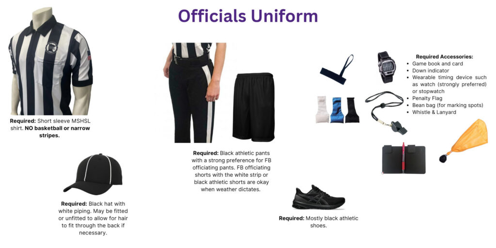 football officials uniforms
